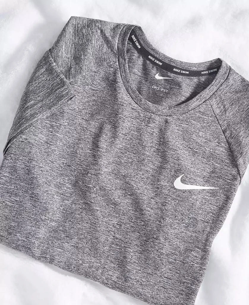 NIKE Men's Hydroguard Dri-FIT Stretch UPF 40+ Heather Rash Guard 4