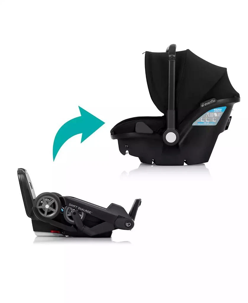 Evenflo Shyft Dualride Infant Car Seat and Stroller Combo 5