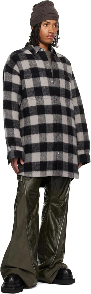 Rick Owens Black Concordians Oversized Overshirt 4