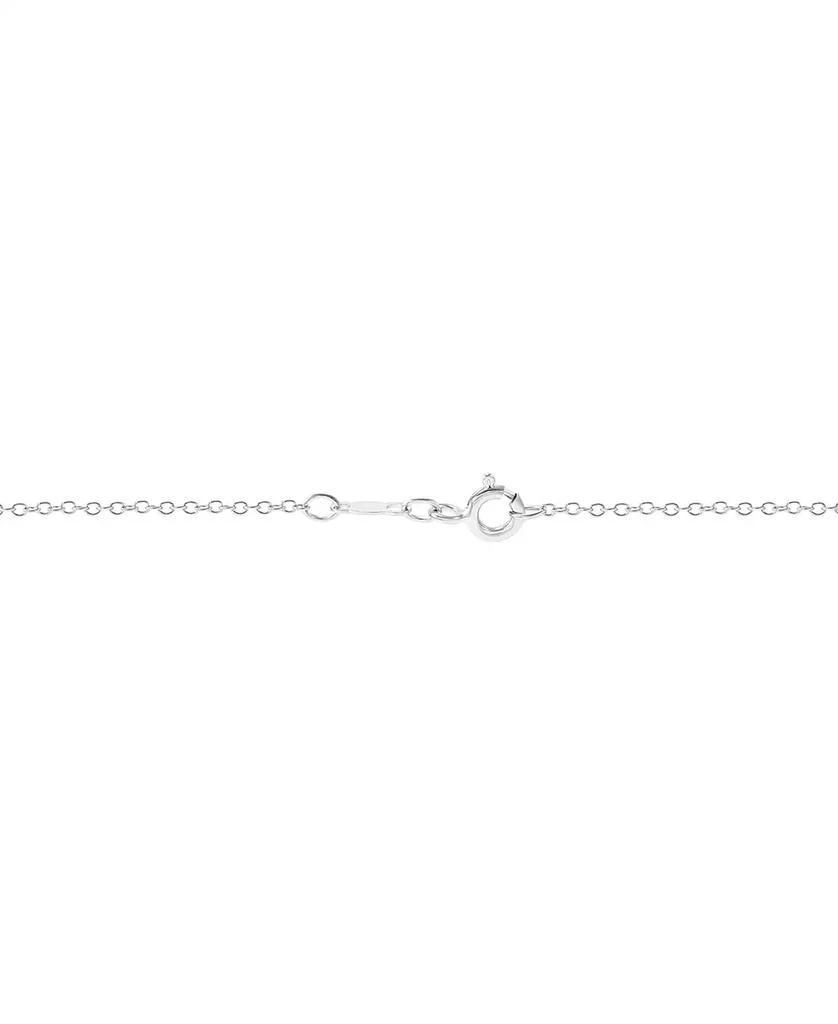 Macy's Birthstone Gemstone & Diamond Accent Heart 18" Pendant Necklace in 14k Gold-Plated Sterling Silver 7
