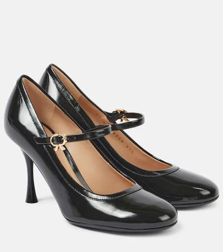 Gianvito Rossi Carla 85 patent leather Mary Jane pumps 1