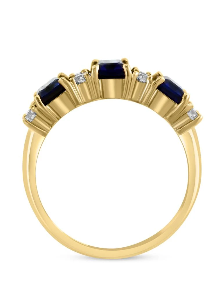 Effy 14K Yellow Gold, Lab-Grown Sapphire 
0.51 TCW Lab-Grown Diamond Ring 2