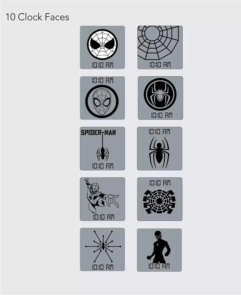 Marvel Kid
s Spider-Man Educational Learning Red Silicone Strap Watch, 40mm 5