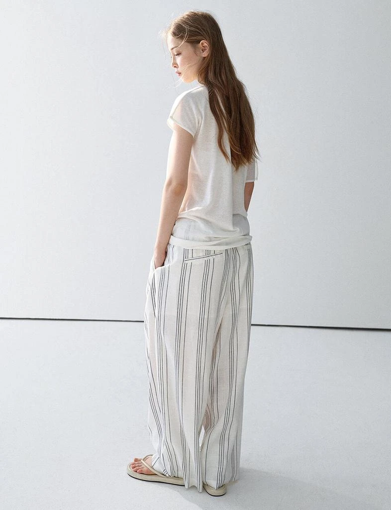 Pixie Market Striped Loose Pants 6