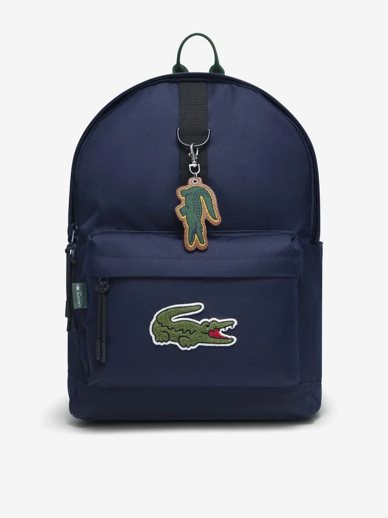 Lacoste Lacoste Kids Crocodile Logo Backpack in Navy (44cm)