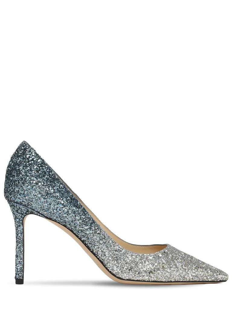 Jimmy Choo 85mm Romy Gradient Glittered Pumps 1