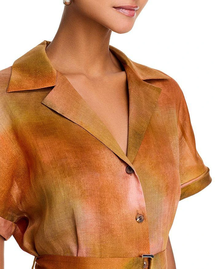 Lafayette 148 New York Notch Collar Shirt Dress 2