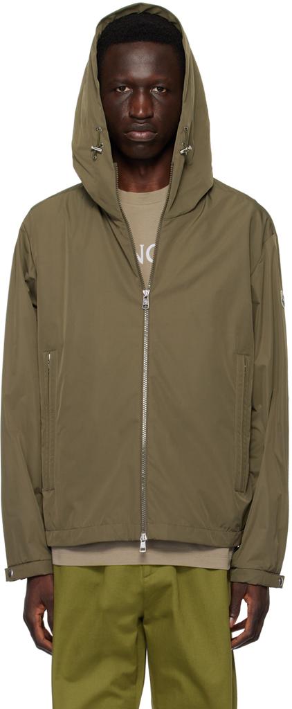 MONCLER GRENOBLE ジップアップ ストレートヘム ジャケット Moncler Moncler Grenoble Logo Printed Zip-Up Straight Hem