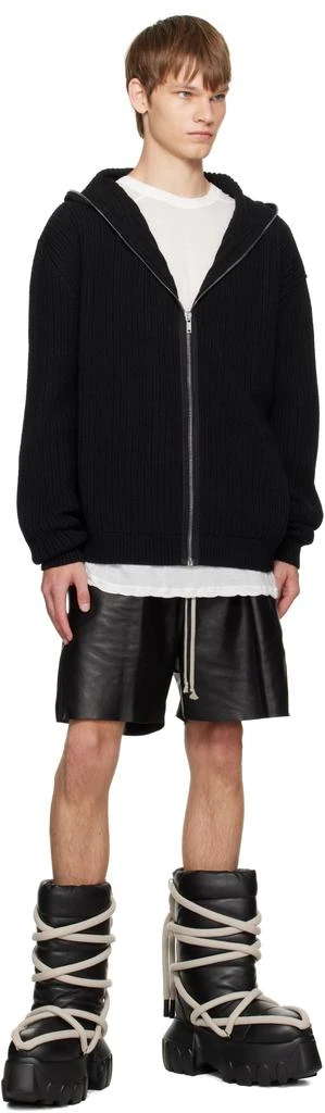 Rick Owens Black Concordians Lunar Mega Tractor Boots 5