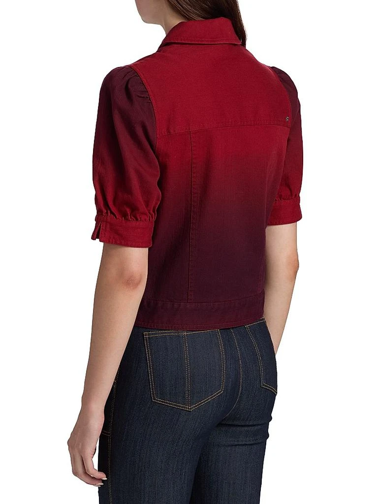 Cinq à Sept Hallie Degrade Denim Jacket 5