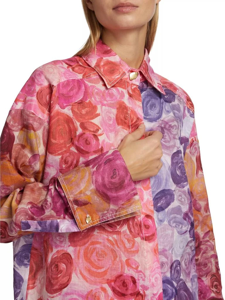 Aje Vision Linen Long-Sleeve Shirt 6