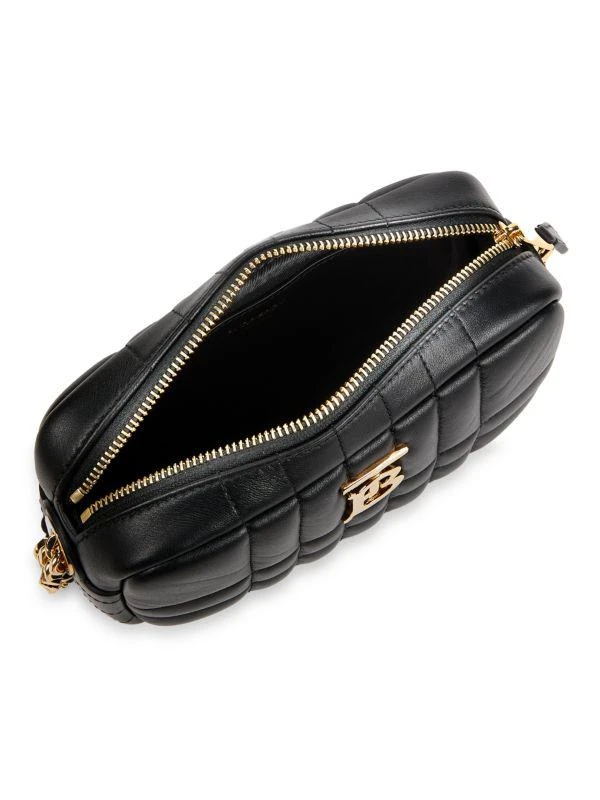Burberry Quilted Logo Leather Crossbody Bag 3