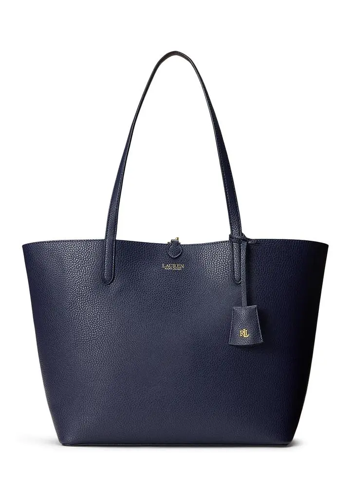 Ralph Lauren Faux-Leather Large Reversible Tote Bag