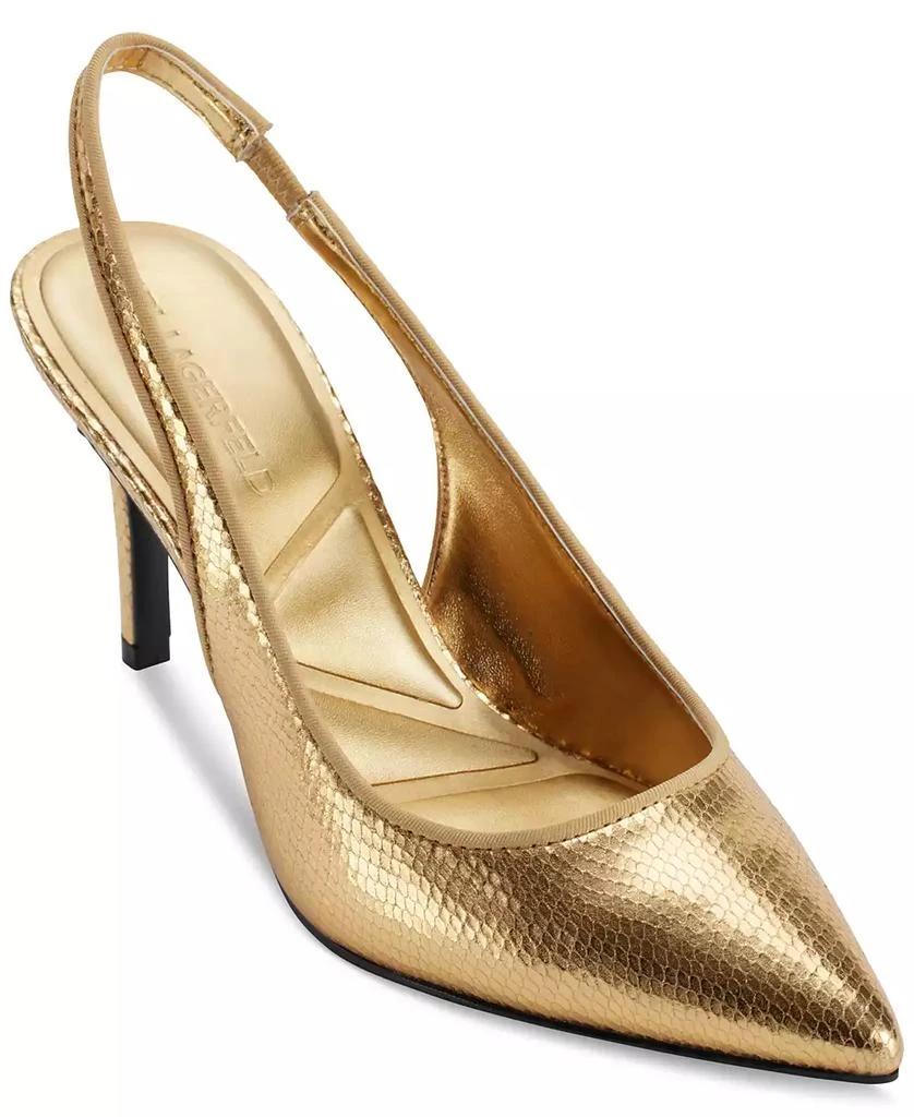 Karl Lagerfeld Paris Women's Rosalyn Pointed-Toe Slingback Pumps 1