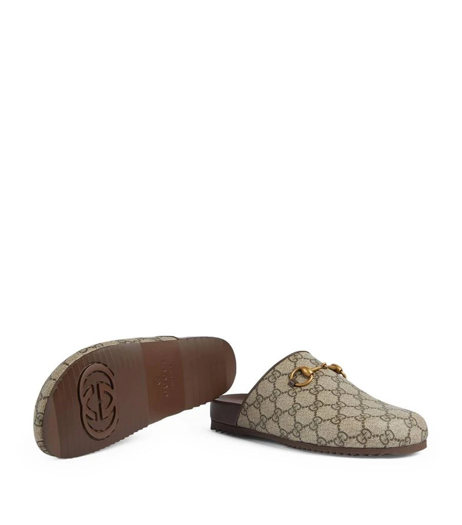 Gucci GG Supreme Horsebit Slippers 3