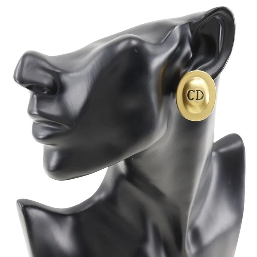 Dior Plating Clip Earrings (Pre-Owned) 2