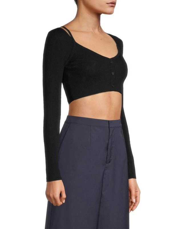 Jason Wu Merino Wool Crop Top 3