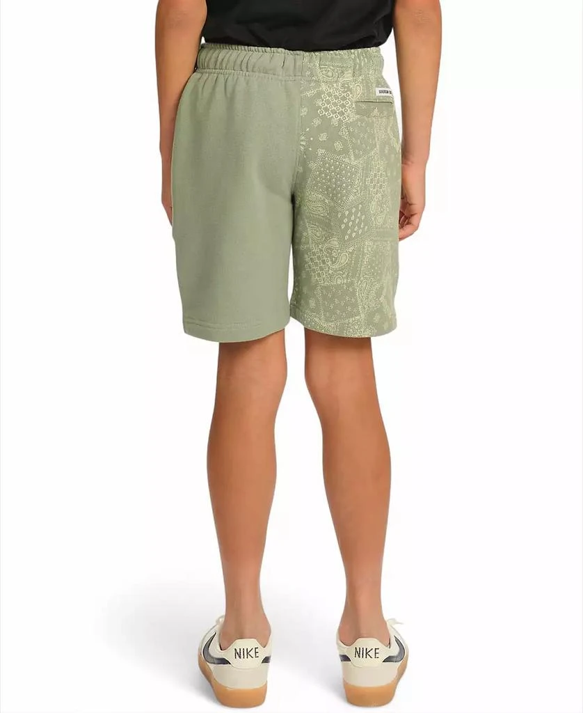 Sovereign Code Little and Big Boys Fleece Print Blocked Shorts 2