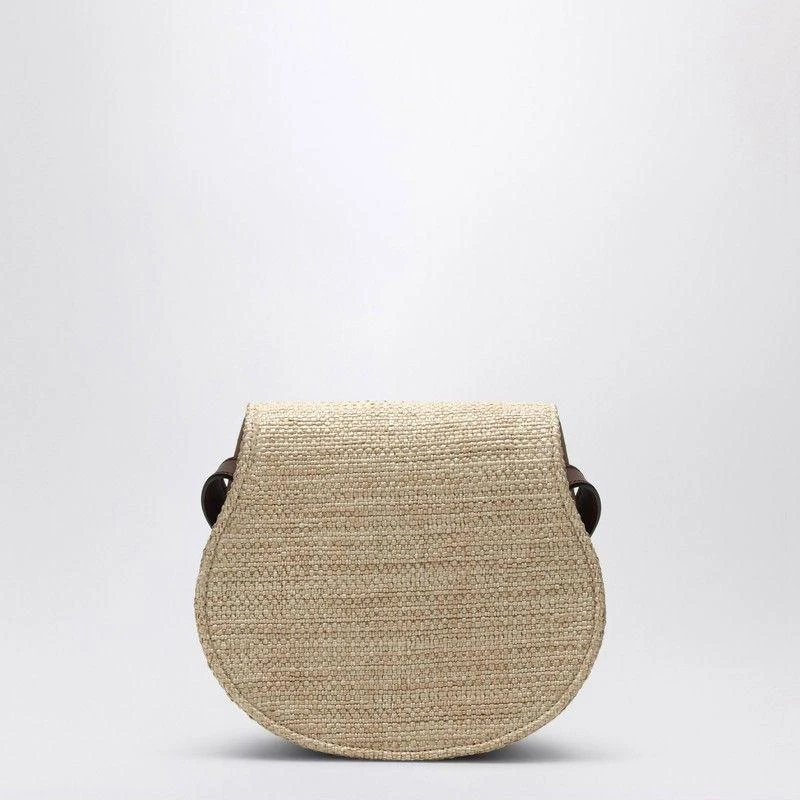 Chloé SMALL SADDLE MARCIE BAG IN RAFFIA EFFECT 2