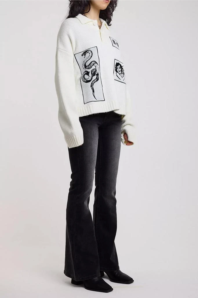 The Ragged Priest The Ragged Priest Post Polo Collar Sweater 4