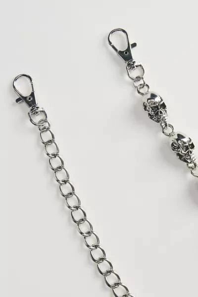 Urban Outfitters Statement Skull Wallet Chain 3
