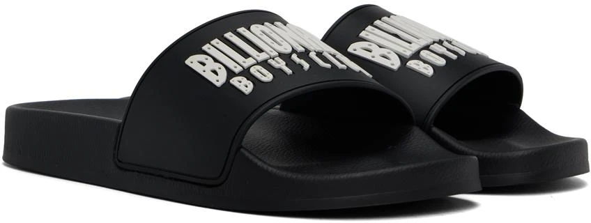 Billionaire Boys Club Black Embossed Slides 4