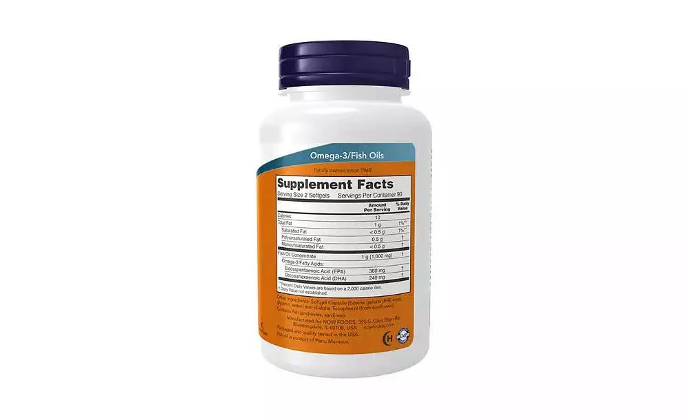 Now Foods Omega-3 Mini Gels ,180 softgels 2
