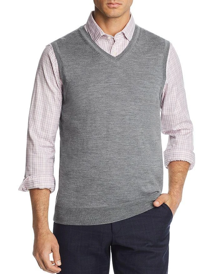 The Men's Store at Bloomingdale's V-Neck Merino Wool Vest - Exclusive 1
