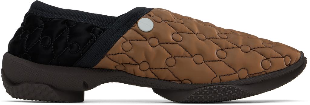 Shop Brown & Black Solix Slippers on Sale at BeyondStyle – Get 10