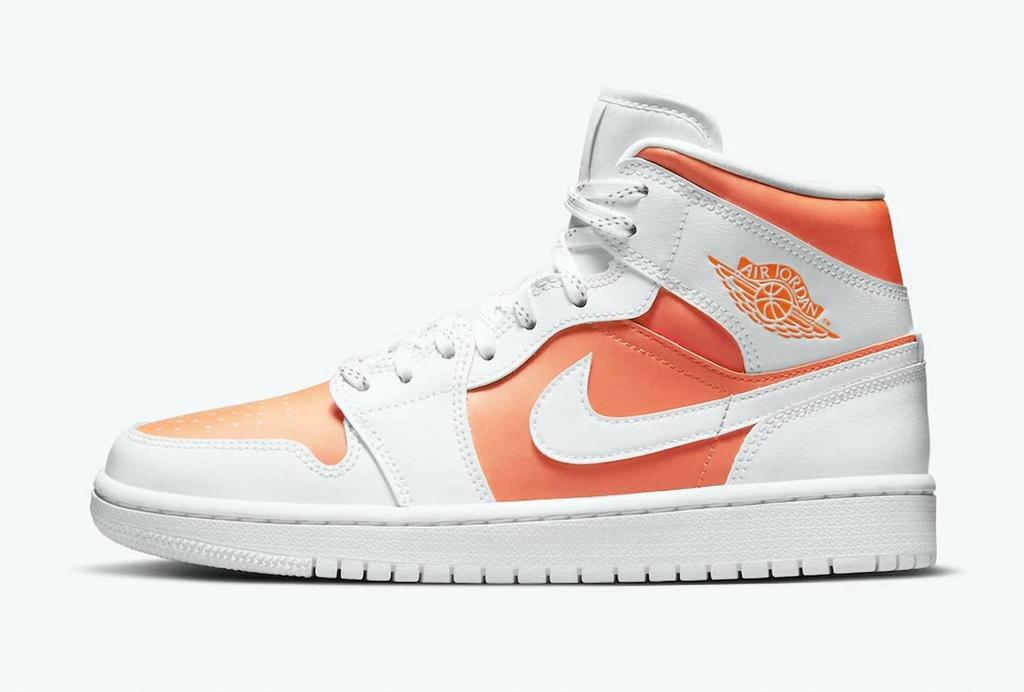 Jordan Men's Air  1 Mid Sneakers In Bright Citrus