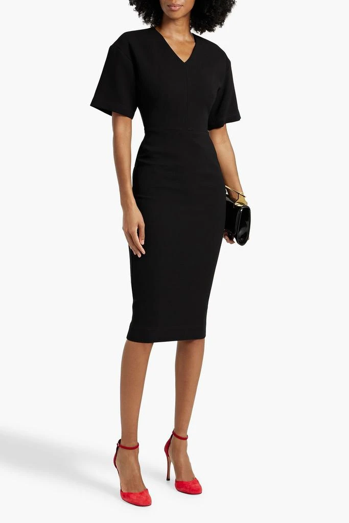 knee length dresses for ladies Lucinda Ponte Midi Dress