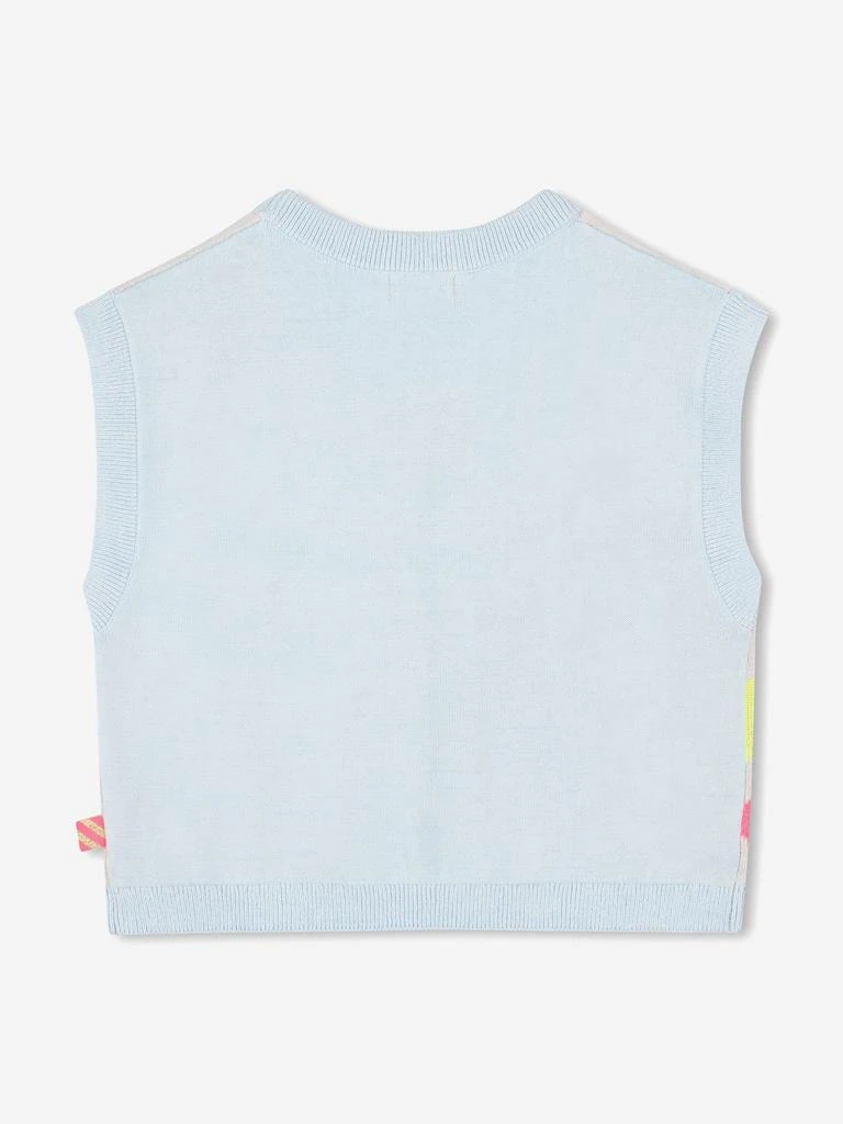 Billieblush Billieblush Girls Knitted Tank Top in Blue 2