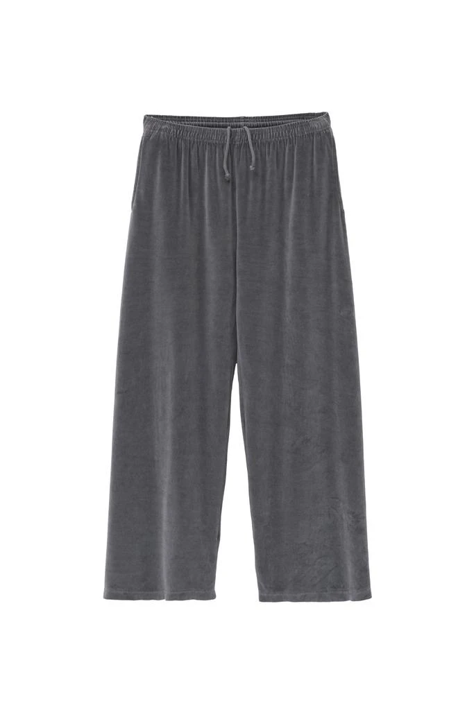 Los Angeles Apparel VLR445GD - Garment Dye Velour Open Bottom Sweatpants 25