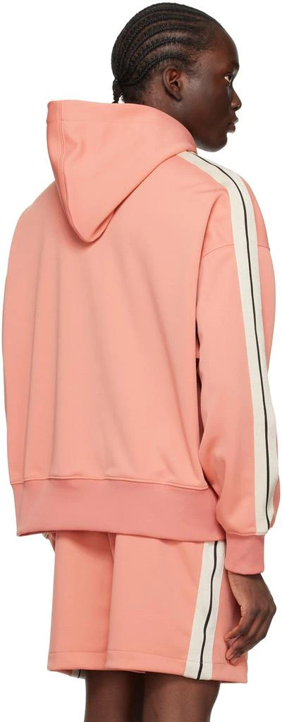 Palm Angels Pink Monogram Hoodie 3