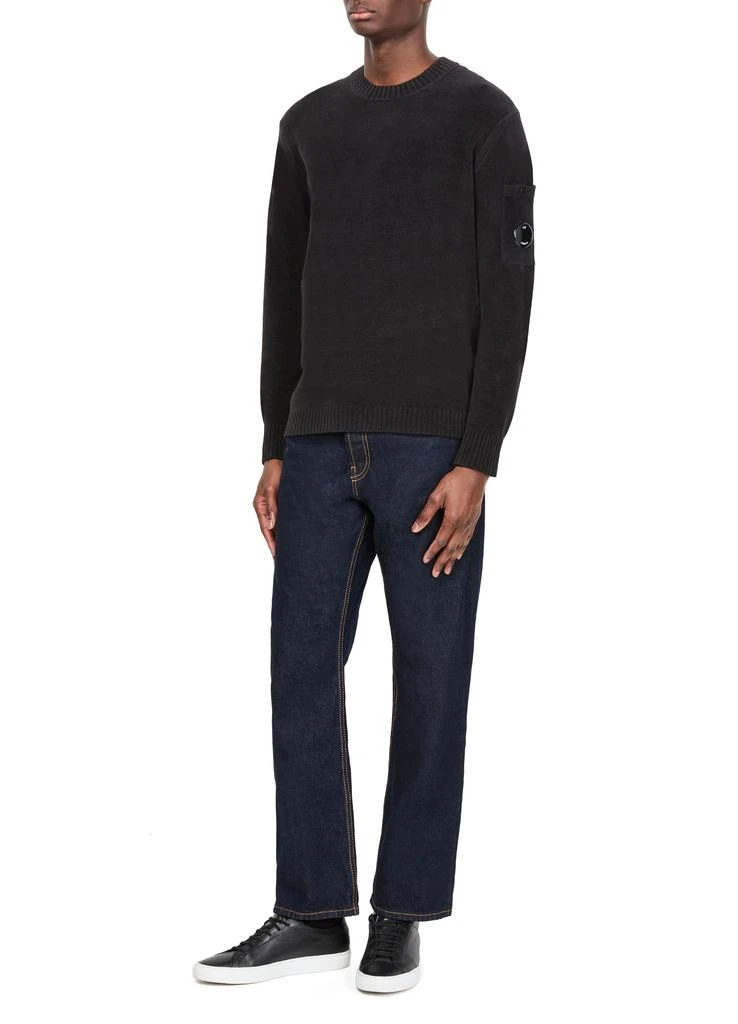 CP Company Lens round-neck cotton chenille sweater 6