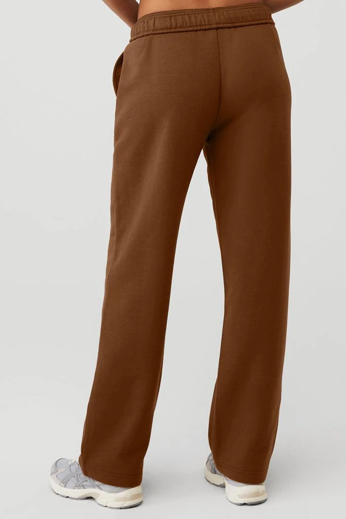 Alo Accolade Straight Leg Sweatpant - Cinnamon Brown 2