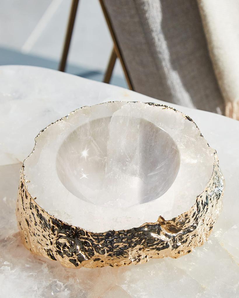 ANNA New York Casca Crystal Bowl, Gold