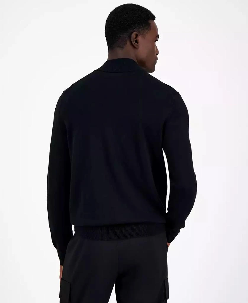 Alfani Men's Long-Sleeve Half-Zip Merino Sweater, Created for Macy's 2