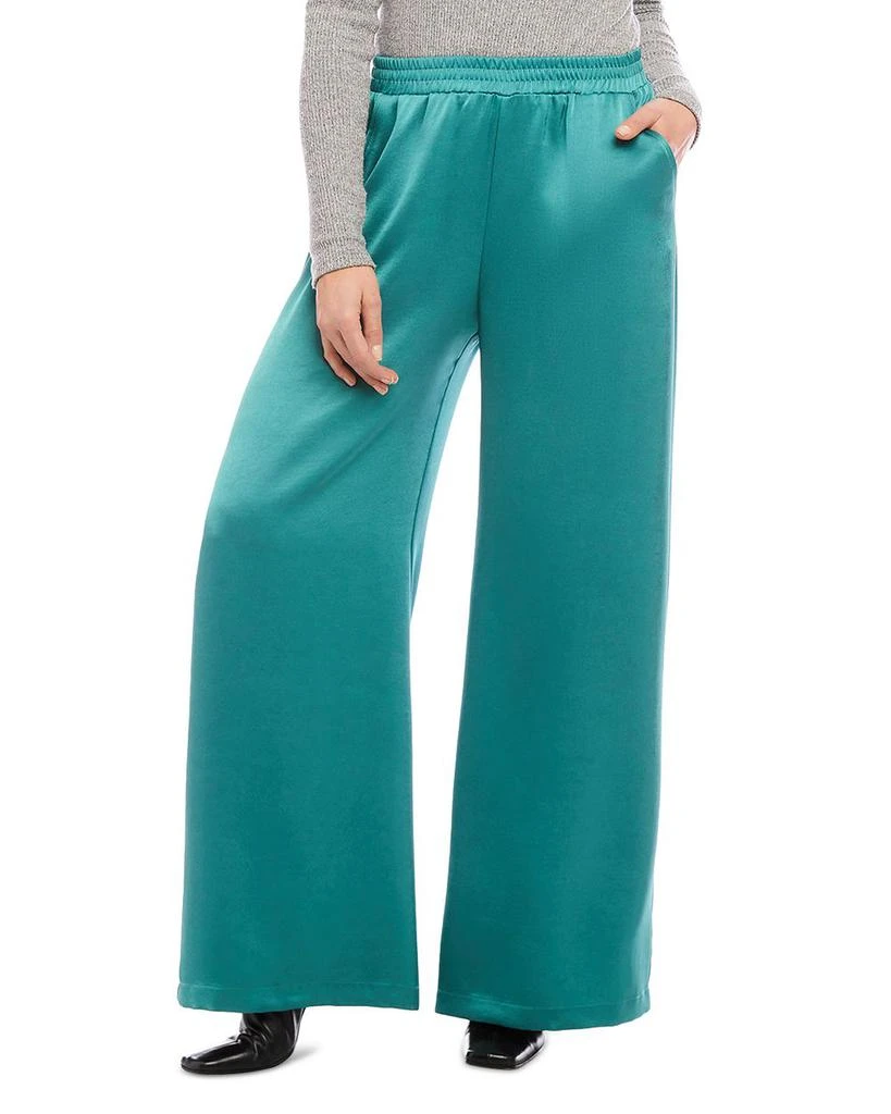 Karen Kane Satin Wide Leg Pants 3