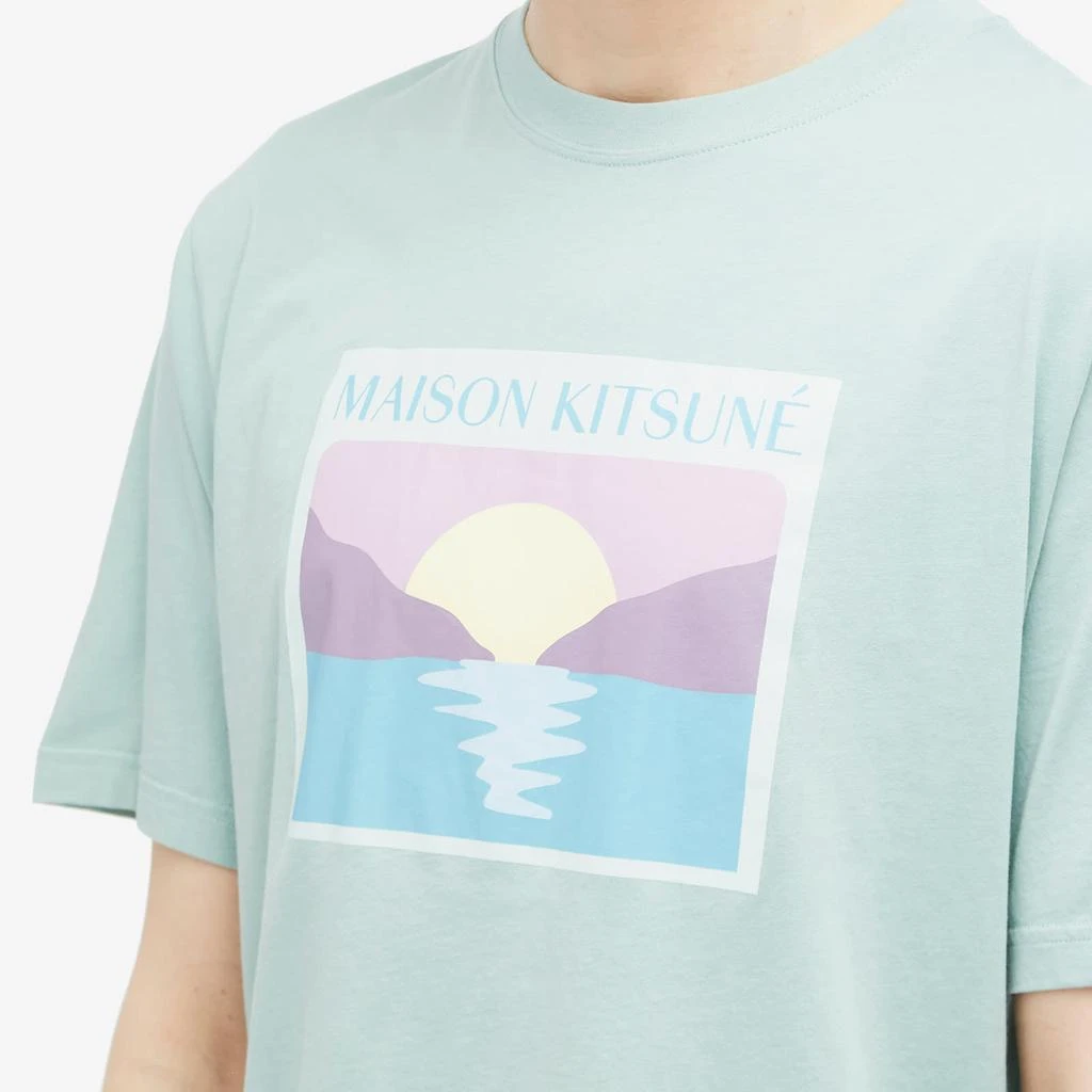 Maison Kitsune Maison Kitsuné Sunset Postcard Comfort T-Shirt 5