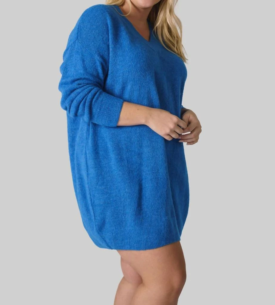mat fashion Mat Fashion - FLUFFY V-NECK LONG JUMPER 5