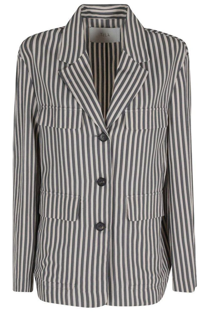 TELA Tela Tangeri Striped Blazer
