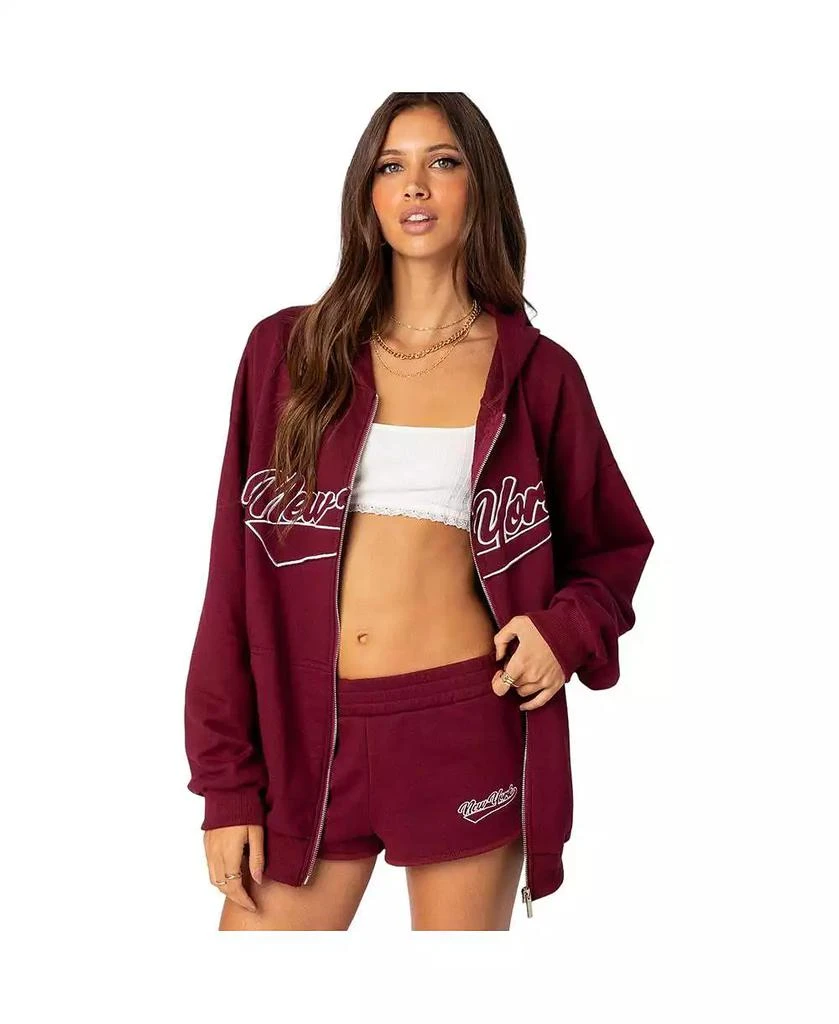 Edikted New York Oversized Hoodie 1
