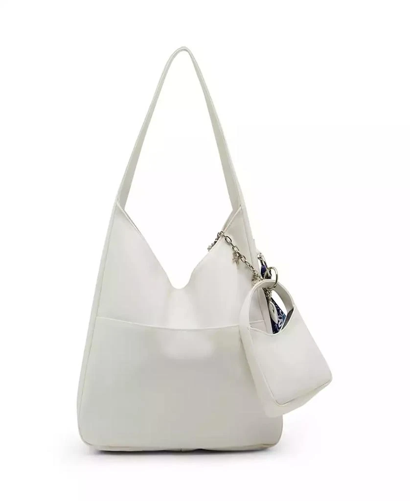 Madden Girl Medium Leather Hobo Bag 1