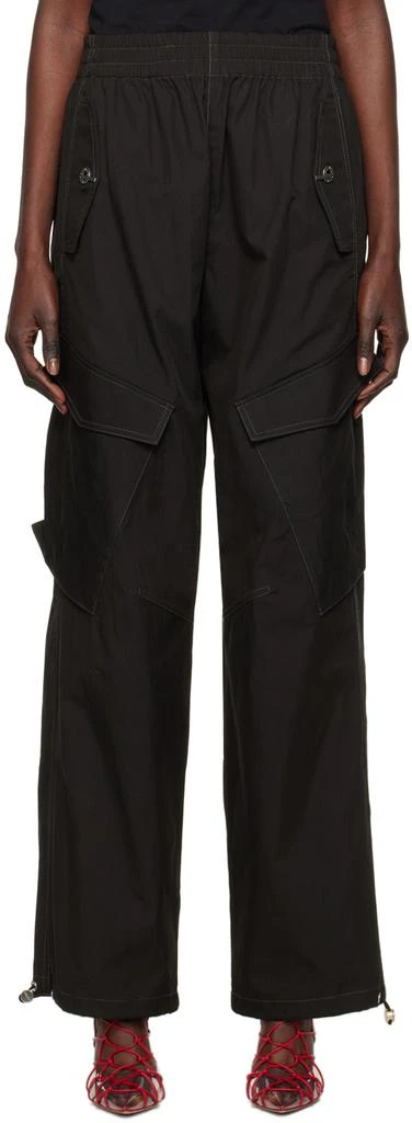 Dion Lee Black Latch Trousers 1