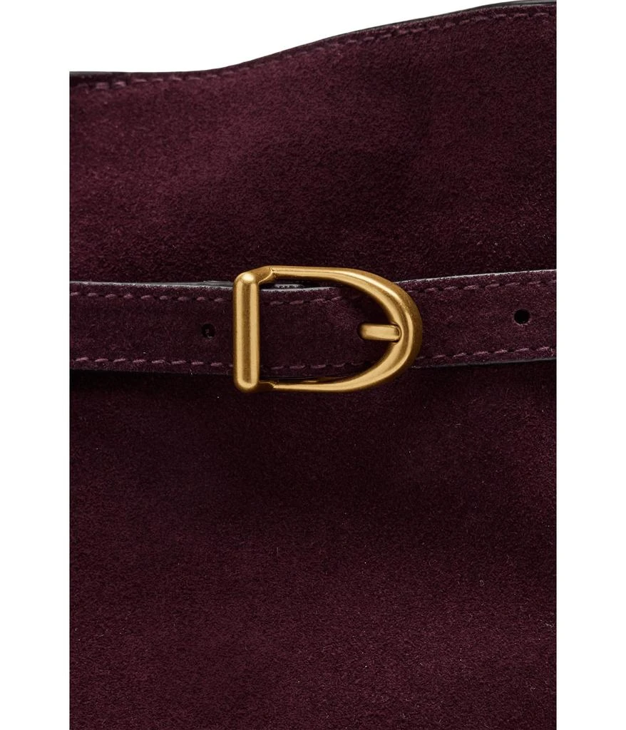 Madewell Suede Belted Essentials Bucket Tote 4