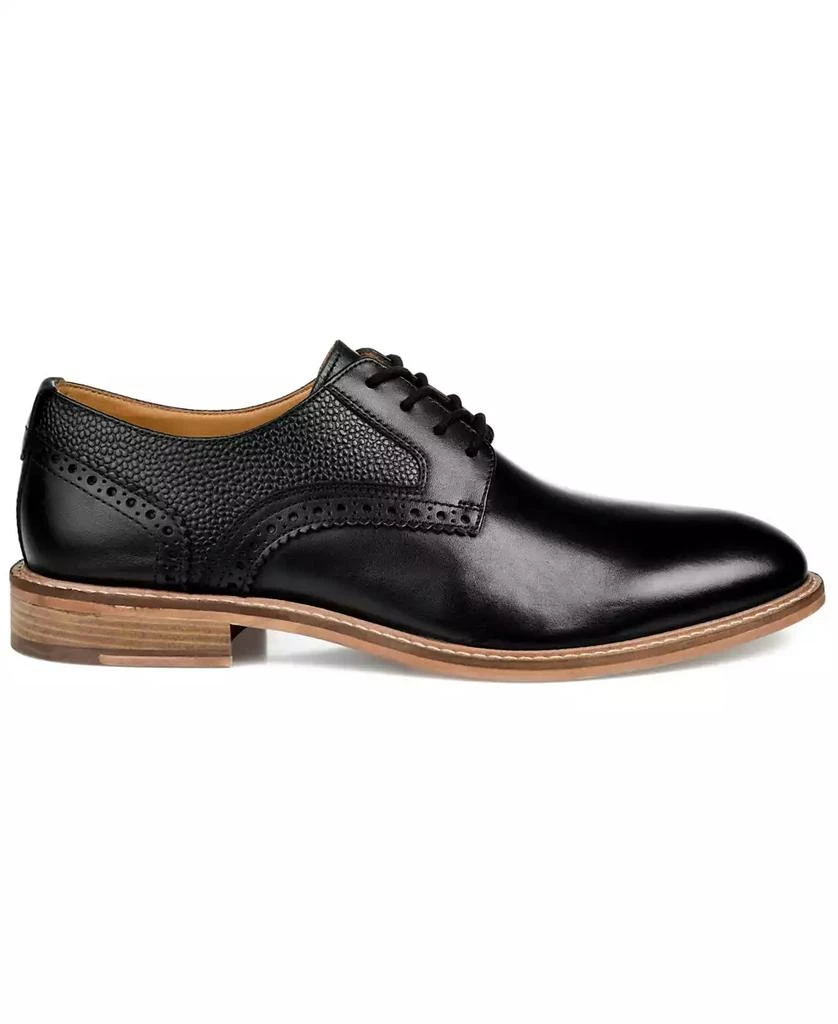 Thomas & Vine Men's Clayton Wide Width Plain Toe Brogue Derby Shoe 2