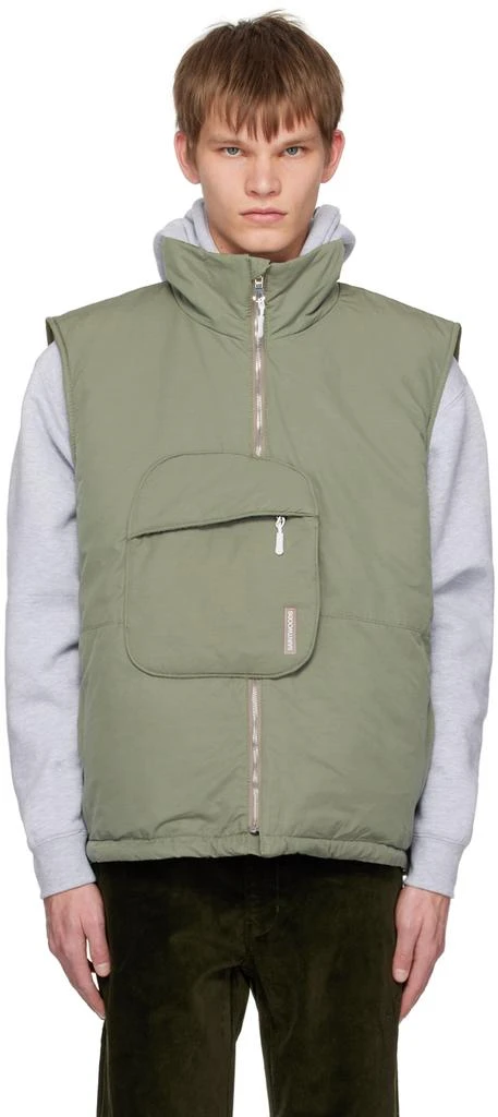 Saintwoods Khaki Insulated Vest 1