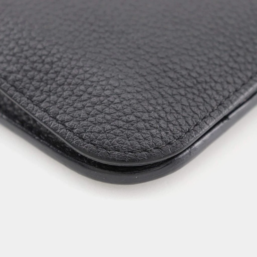 Hermes Hermes Black Leather Dogon GM Long Wallet 7