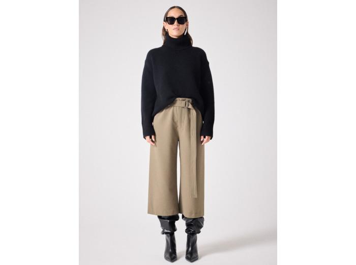 Notshy Pull col roulé cachemire Audrey NOIR